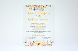 Partecipazione Plexiglass trasparente - 08931